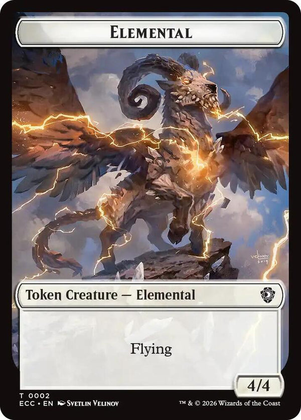 Elemental (0002) // Elemental (0009) Double-Sided Token (2 // 9) [Lorwyn Eclipsed Commander]