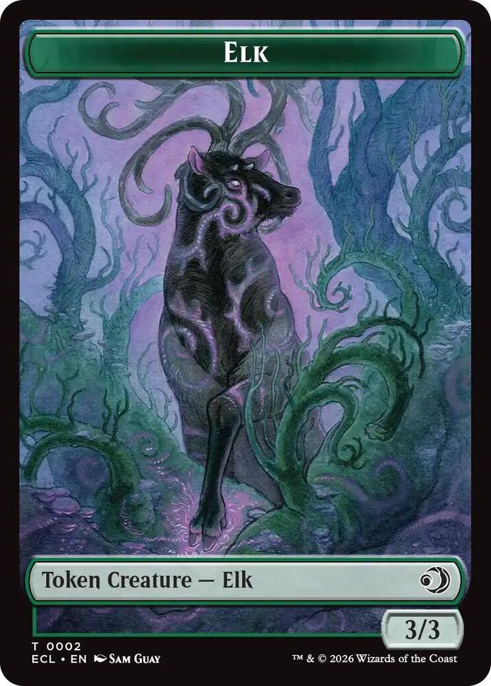 Elk // Mutavault Double-Sided Token (2 // 11) [Lorwyn Eclipsed]