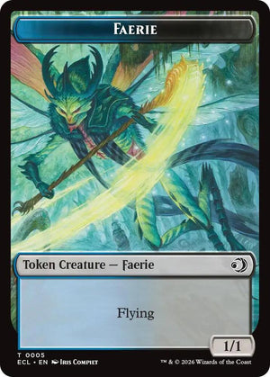Faerie // Goblin Double-Sided Token (5 // 6) [Lorwyn Eclipsed]