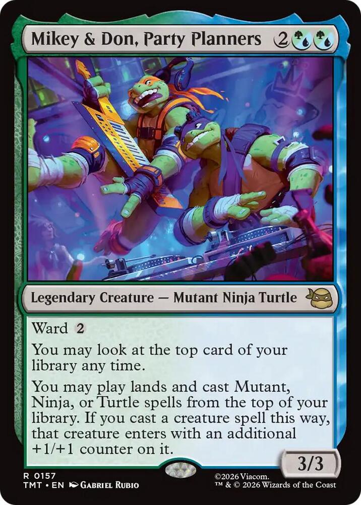 Mikey & Don, Party Planners (157) [Teenage Mutant Ninja Turtles]