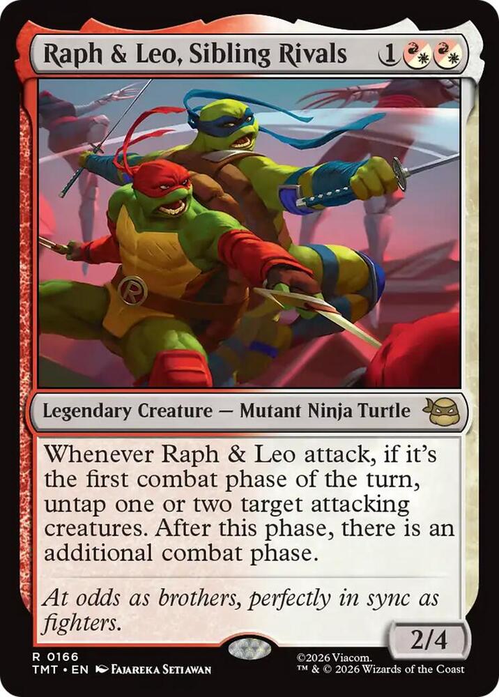 Raph & Leo, Sibling Rivals (166) [Teenage Mutant Ninja Turtles]