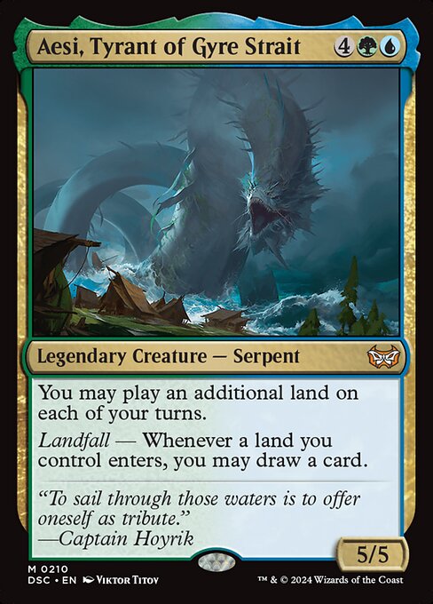 Aesi, Tyrant of Gyre Strait (210) [Duskmourn: House of Horror Commander]