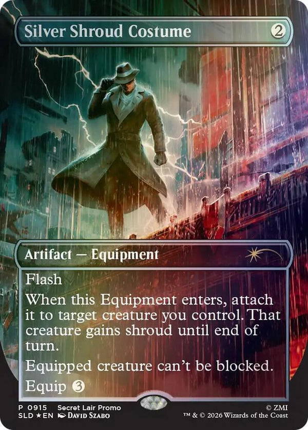Silver Shroud Costume (915) [Secret Lair Drop]