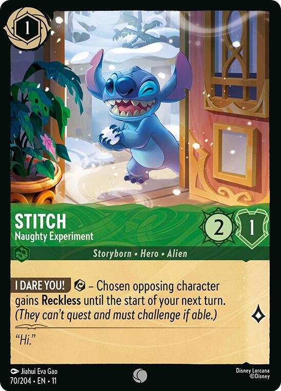 Stitch - Naughty Experiment (70/204) [Winterspell]
