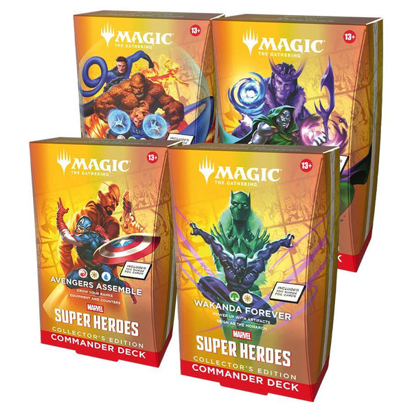 Marvel Super Heroes Commander Deck Case Collectors Edition