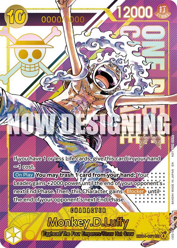 Monkey.D.Luffy - EB04-061 [Serial Number] [One Piece Promotion Cards]