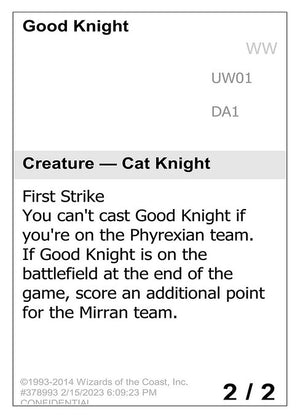 Good Knight (UW01) [Unknown Event]