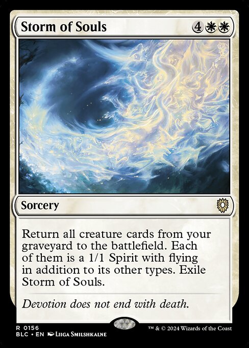 Storm of Souls (156) [Bloomburrow Commander]