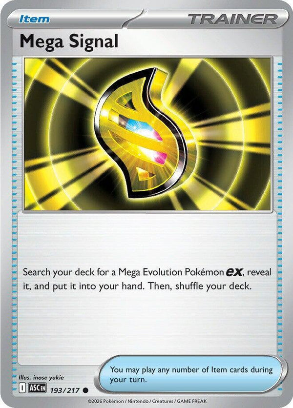 Mega Signal (193/217) [ME: Ascended Heroes]