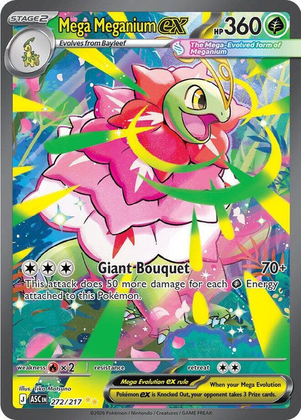 Mega Meganium ex - 272/217 [ME: Ascended Heroes]