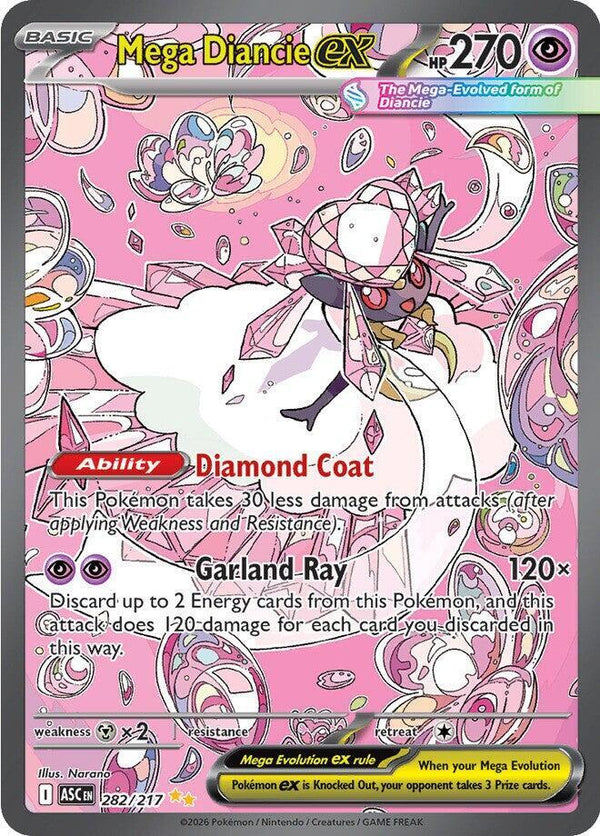 Mega Diancie ex - 282/217 [ME: Ascended Heroes]