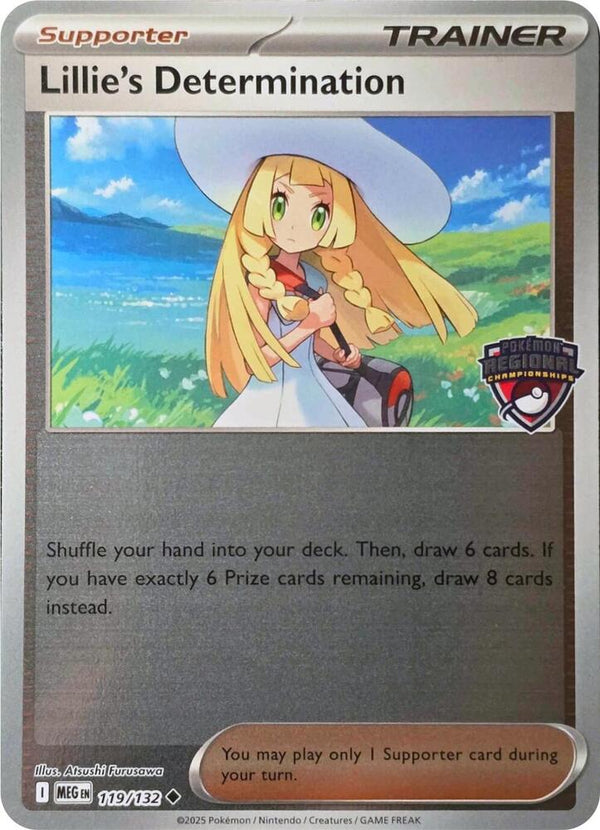 Lillie's Determination (Regional Championships) (119/132) [League and Championship Cards]