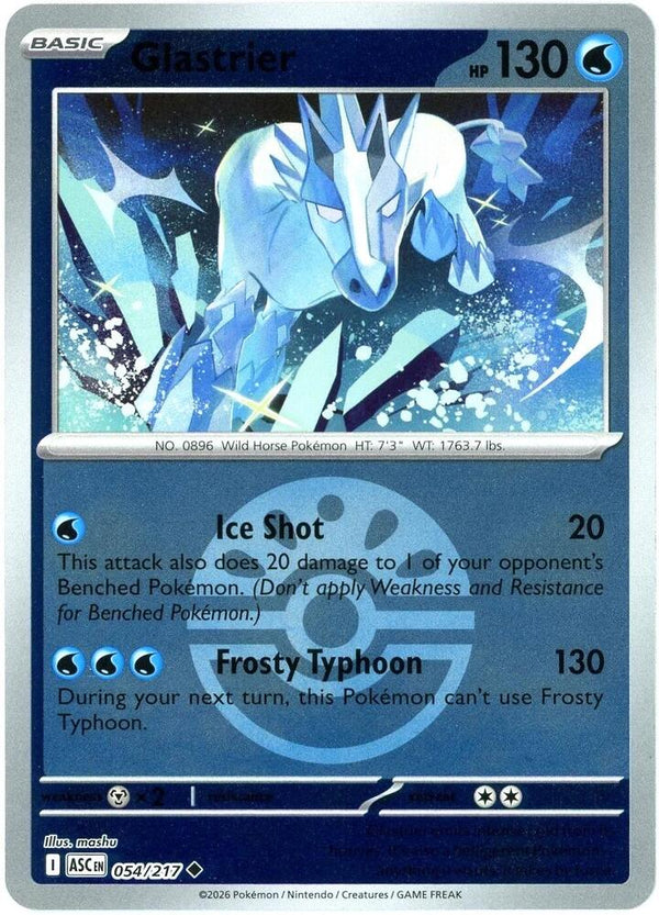 Glastrier (Friend Ball) (054/217) [ME: Ascended Heroes]
