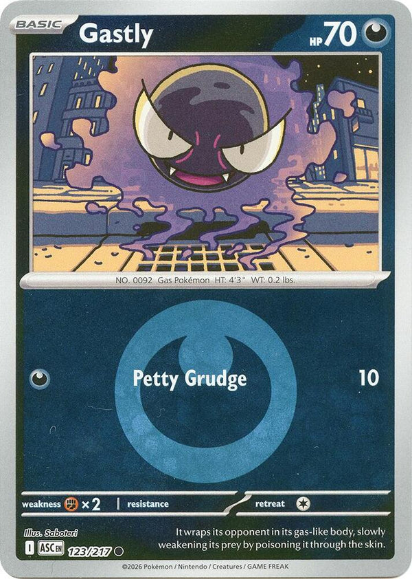 Gastly (Energy Symbol Pattern) (123/217) [ME: Ascended Heroes]