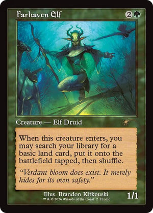 Farhaven Elf (Retro Frame) (2) [WPN & Gateway Promos]