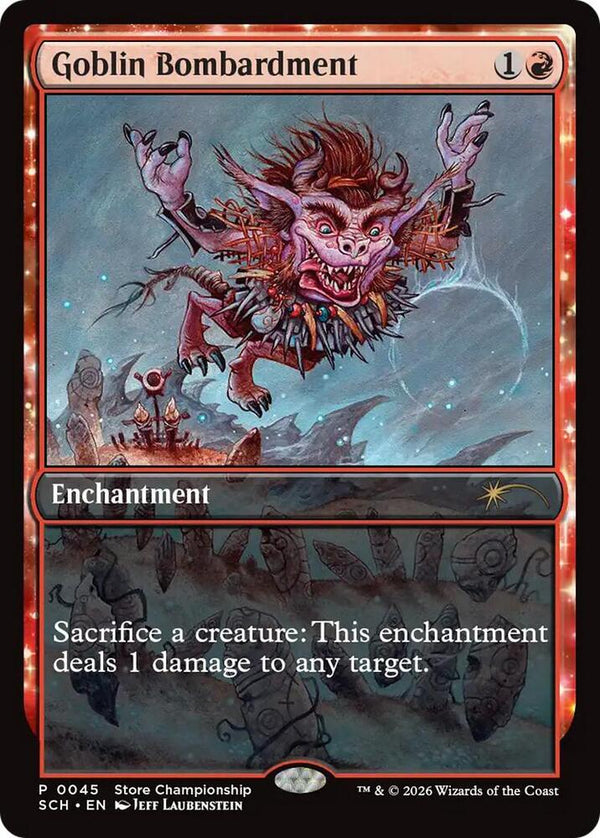 Goblin Bombardment (45) [Game Day Promos]