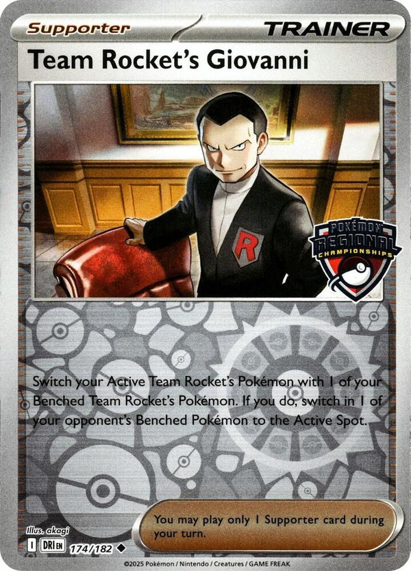 Team Rocket's Giovanni (174/182) [League and Championship Cards]