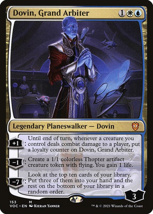 Dovin, Grand Arbiter (153) [Crimson Vow Commander]