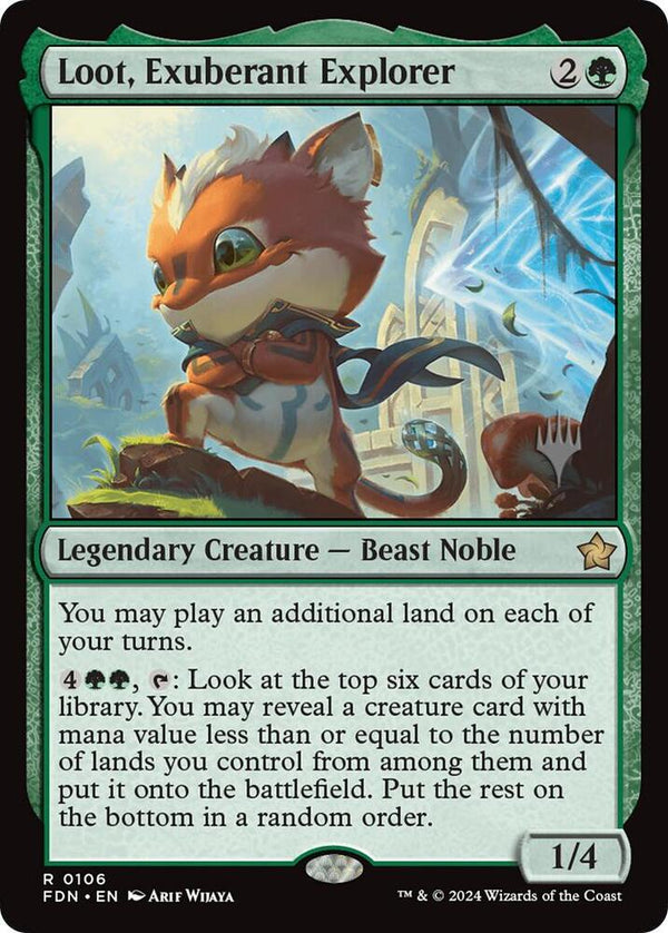 Loot, Exuberant Explorer (106) [Lorwyn Eclipsed Promos]