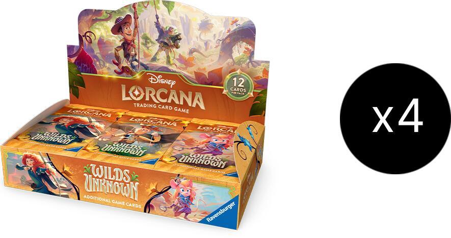 Disney Lorcana Wilds Unknown Booster Box Case