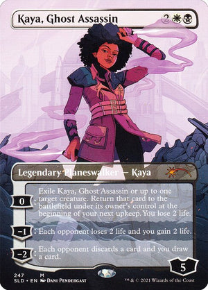 Kaya, Ghost Assassin (247) [Secret Lair Drop] [Borderless]