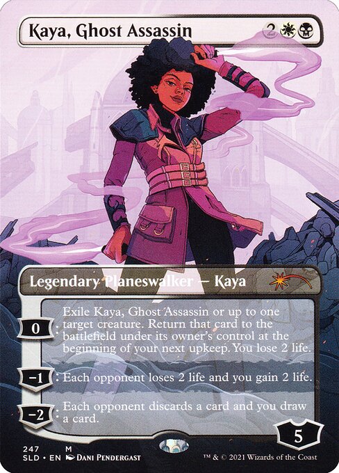Kaya, Ghost Assassin (247) [Secret Lair Drop] [Borderless]