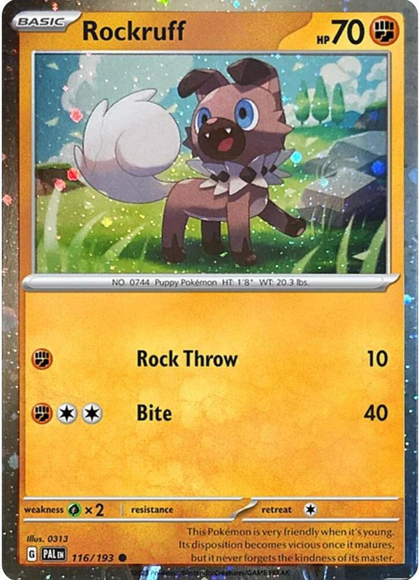 Rockruff - 116/193 (Cosmos Holo) [SV Scarlet and Violet Promo Cards]