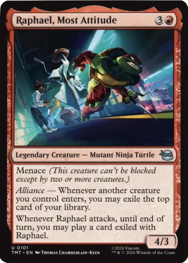 Raphael, Most Attitude (101) [Teenage Mutant Ninja Turtles]