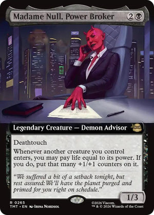 Madame Null, Power Broker (Extended Art) (265) [Teenage Mutant Ninja Turtles]
