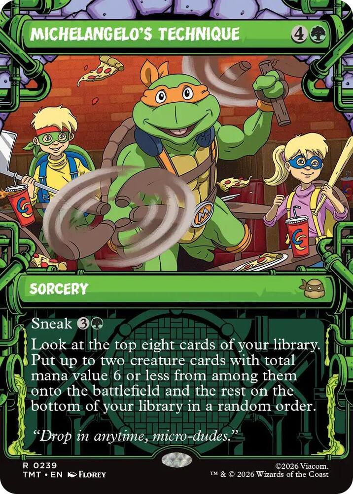 Michelangelo's Technique (Showcase) (239) [Teenage Mutant Ninja Turtles]