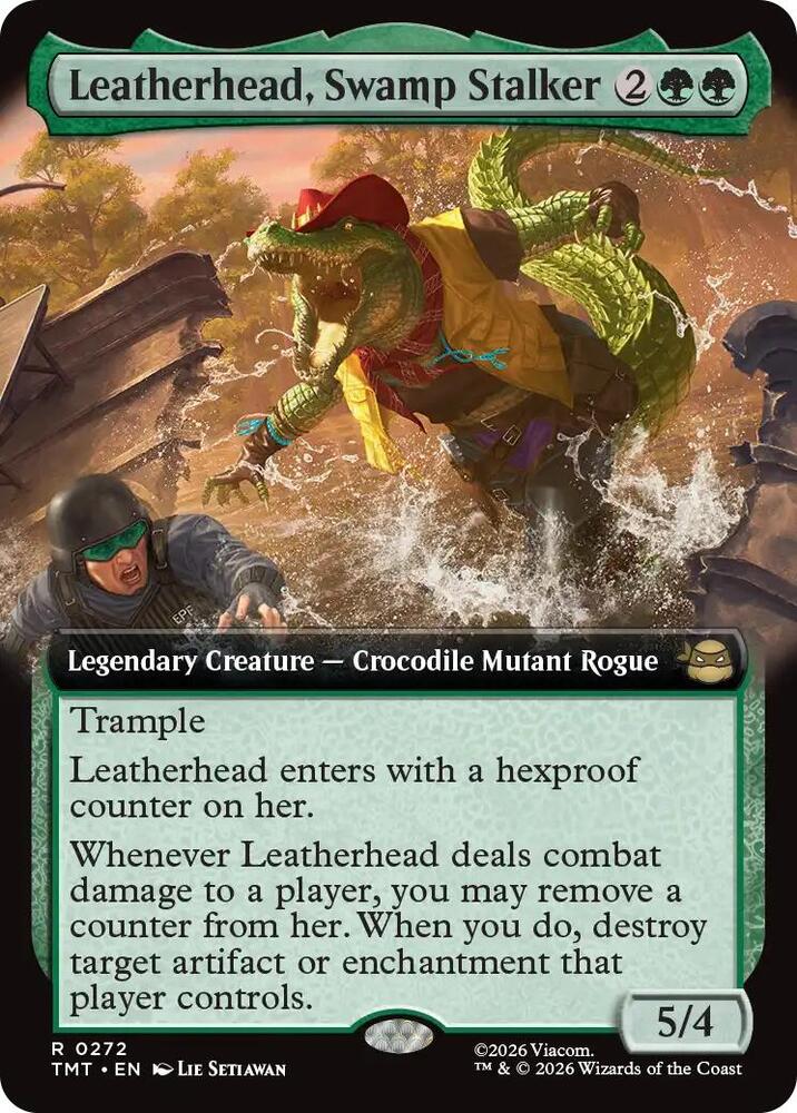Leatherhead, Swamp Stalker (Extended Art) (272) [Teenage Mutant Ninja Turtles]