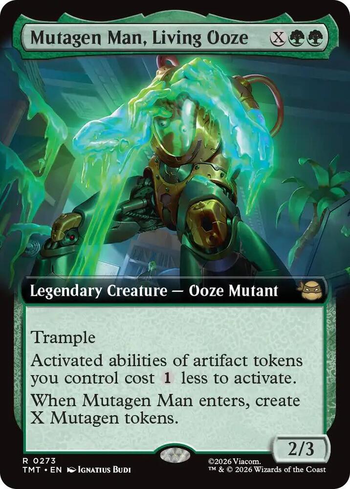 Mutagen Man, Living Ooze (Extended Art) (273) [Teenage Mutant Ninja Turtles]