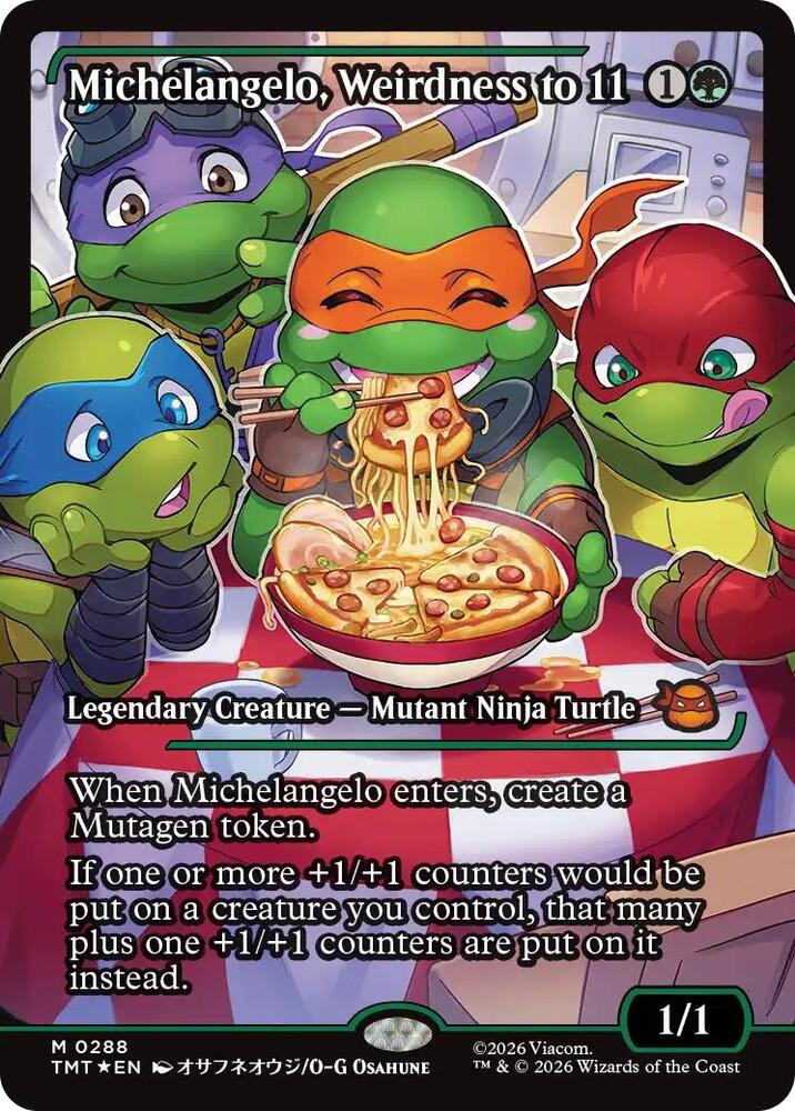 Michelangelo, Weirdness to 11 (Showcase) (288) [Teenage Mutant Ninja Turtles]