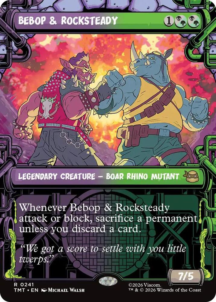 Bebop & Rocksteady (Showcase) (241) [Teenage Mutant Ninja Turtles]