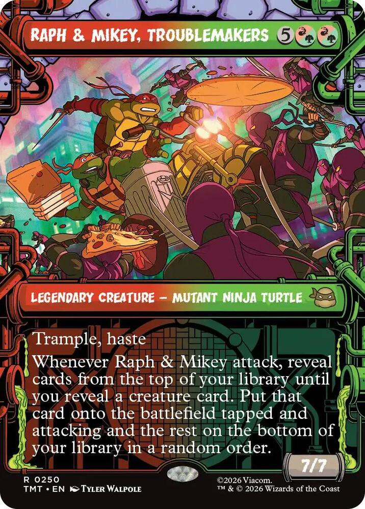 Raph & Mikey, Troublemakers (Showcase) (250) [Teenage Mutant Ninja Turtles]