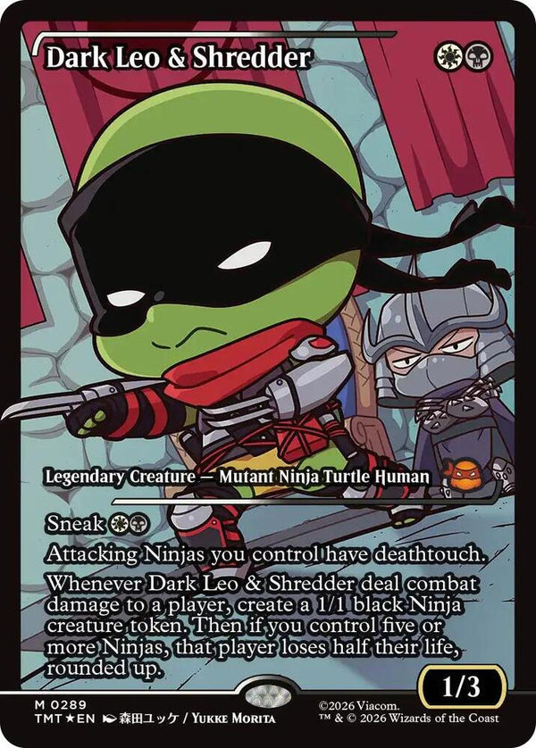 Dark Leo & Shredder (Showcase) (289) [Teenage Mutant Ninja Turtles]