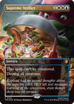 Supreme Verdict (Borderless) (134) [Teenage Mutant Ninja Turtles Commander]