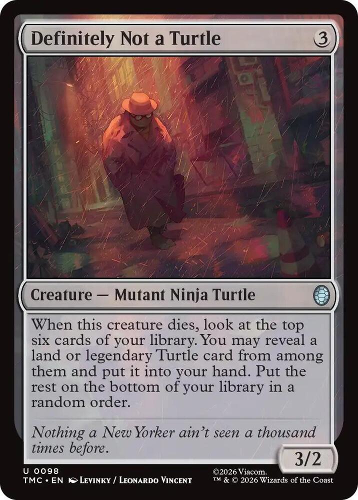 Definitely Not a Turtle (98) [Teenage Mutant Ninja Turtles Commander]