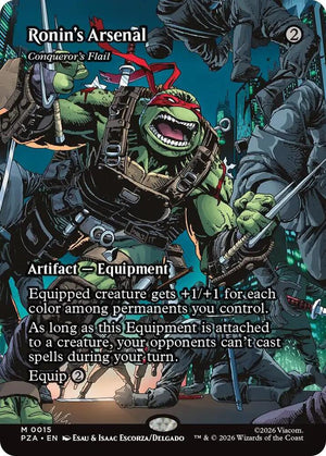 Ronin's Arsenal - Conqueror's Flail (Borderless) (15) [Teenage Mutant Ninja Turtles Eternal-Legal]
