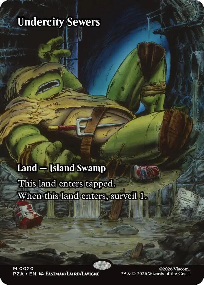 Undercity Sewers (Borderless) (20) [Teenage Mutant Ninja Turtles Eternal-Legal]