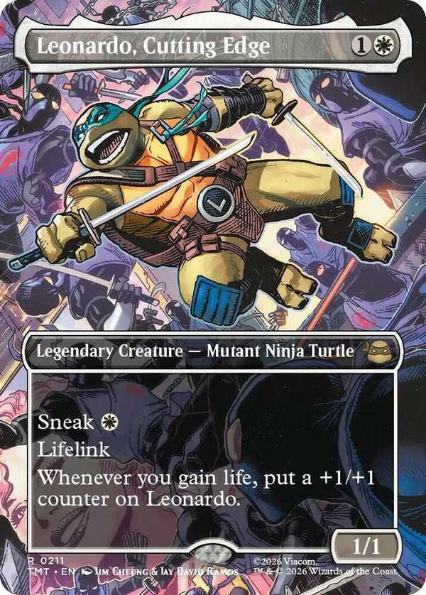Leonardo, Cutting Edge (Borderless) (211) [Teenage Mutant Ninja Turtles]