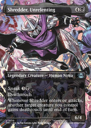 Shredder, Unrelenting (Borderless) (210) [Teenage Mutant Ninja Turtles]