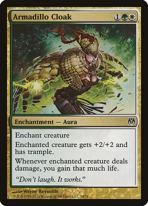 Armadillo Cloak (58) [Duel Decks: Phyrexia vs. the Coalition]