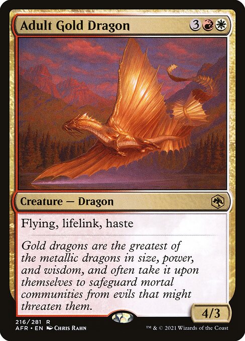 Adult Gold Dragon (216) [Adventures in the Forgotten Realms]
