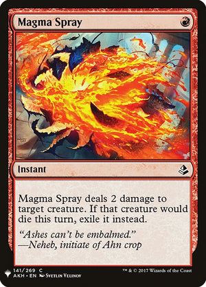 Magma Spray (AKH-141) [The List]