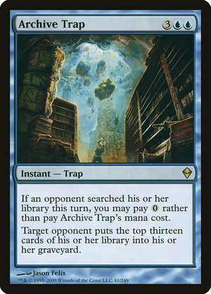 Archive Trap (41) [Zendikar]