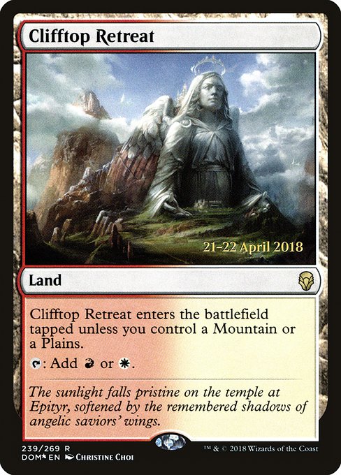 Clifftop Retreat (239s) [Dominaria Promos]