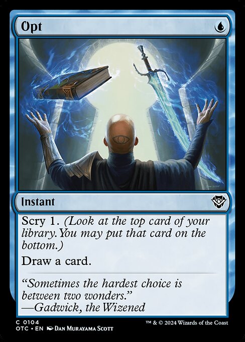 Opt (104) [Outlaws of Thunder Junction Commander]