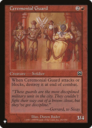Ceremonial Guard (MMQ-182) [The List]