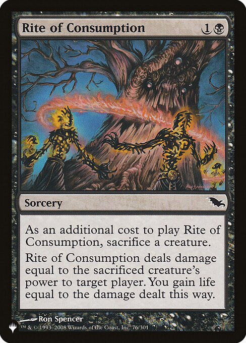 Rite of Consumption (SHM-76) [The List]